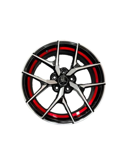 Təkər diskləri Mercedes Amg R17 DSC076, gümüşü/qırmızı