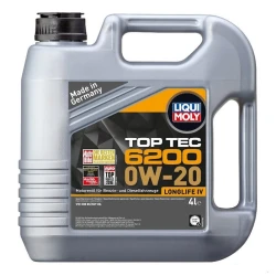 Моторное масло Liqui Moly Top Tec 6200 0W-20, 4 л Моторное масло Liqui Moly Top Tec 6200 0W-20, 4 л