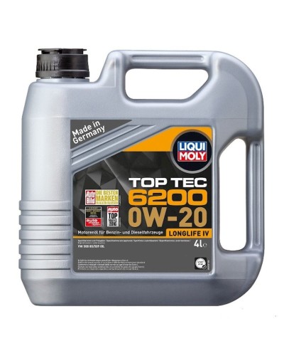 Motor yağı Liqui Moly Top Tec 6200 0W-20, 4 l