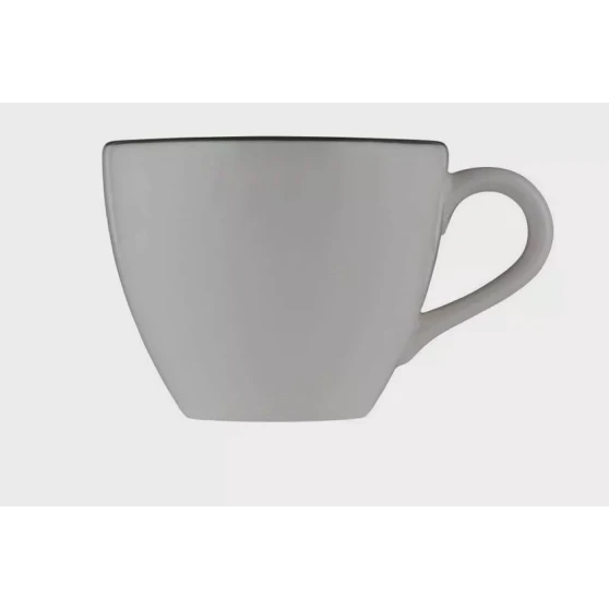 Чашка ID-Fine Modest Green Alzar, фарфор, белая/зеленая, 200 мл