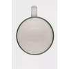 Чашка ID-Fine Modest Green Alzar, фарфор, белая/зеленая, 200 мл