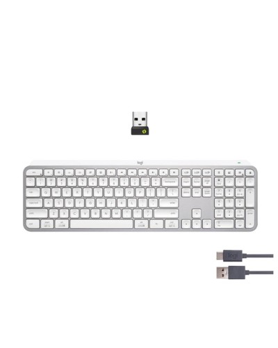 Klaviatura Logitech MX Keys S Pale Grey (920-011588)
