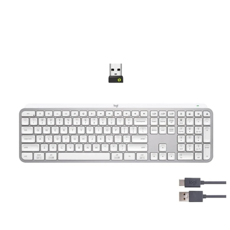 Клавиатура Logitech MX Keys S Pale Grey (920-011588)