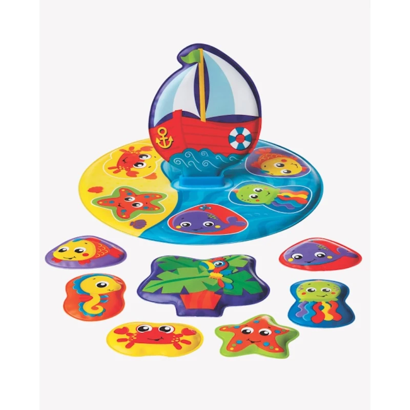 Игра для ванны Playgro FloatyBoat Bath Puzzle, с 6 месяцев, разноцветный