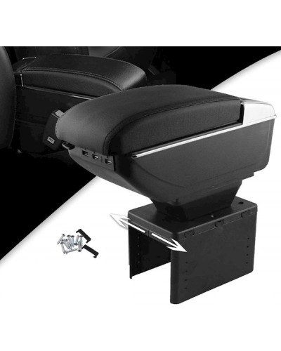 Avtomobil üçün qoltuqaltı Tocsho Armrest Box, qara