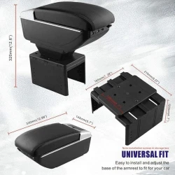 Подлокотник автомобильный Tocsho Armrest Box, черный