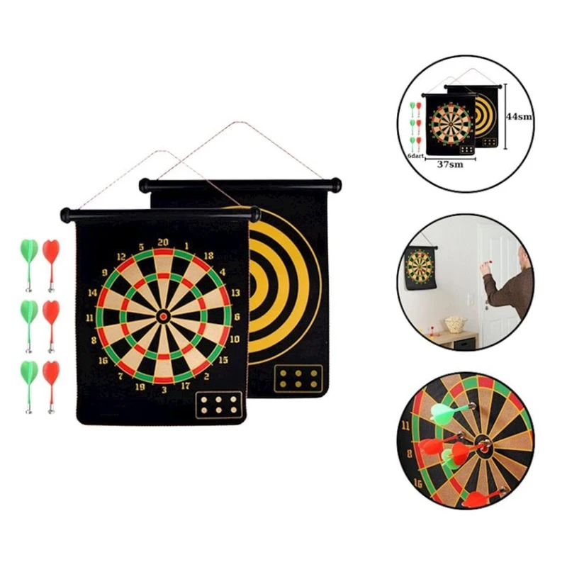 Mizraqlar ilə maqnitli darts 1899, 37x44 sm, 4 mizraq, Qara Mizraqlar ilə maqnitli darts 1899, 37x44 sm, 4 mizraq, Qara