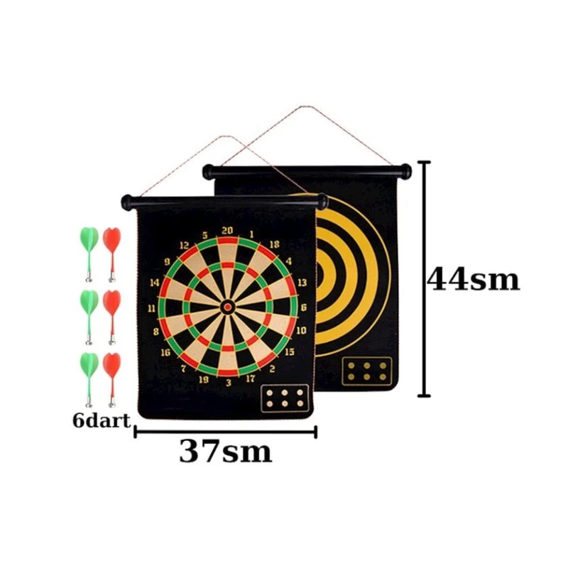 Mizraqlar ilə maqnitli darts 1899, 37x44 sm, 4 mizraq, Qara Mizraqlar ilə maqnitli darts 1899, 37x44 sm, 4 mizraq, Qara
