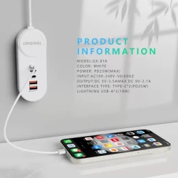 Elektrik zolağı 100-240V, 2.7a, ağ