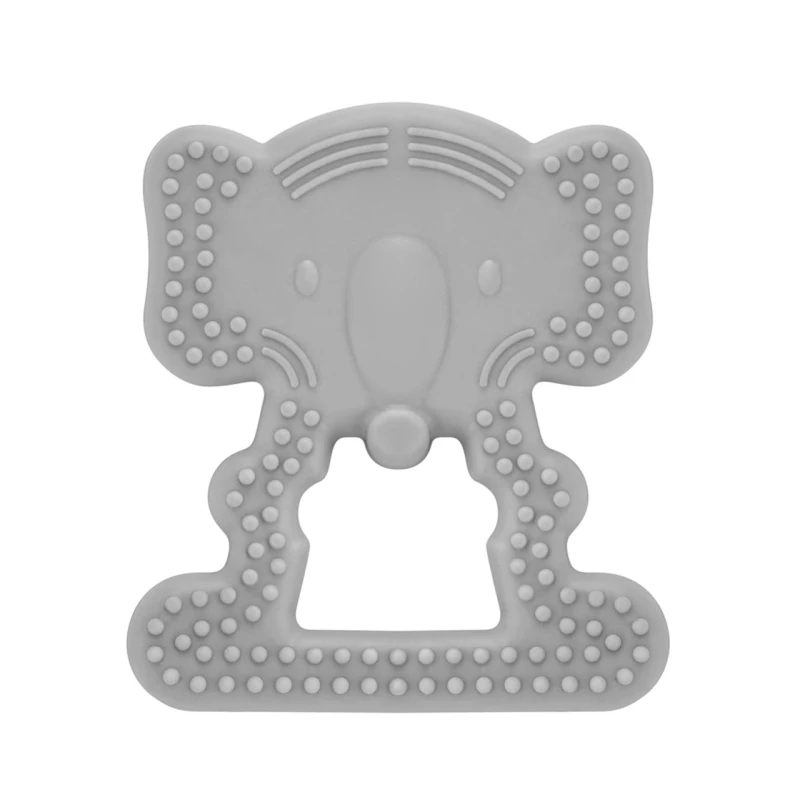 Diş çıxaran Babyjem Elephant, boz Diş çıxaran Babyjem Elephant, boz