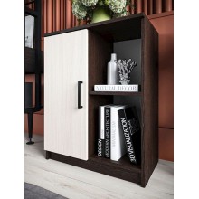 Tumba 60x33x75.5 sm, LDSP, Ağ/Qəhvəyi