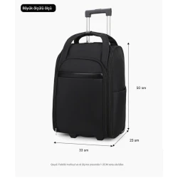 Чемодан коричневого цвета на колесах большого размера размеры ширина 33см длина 23см высота 50см 6240_ni01