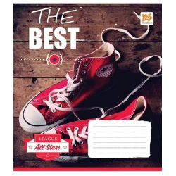 Тетрадь в клетку Yes Best Keds 891373, A4, 96 листов, товар в ассортименте Тетрадь в клетку Yes Best Keds 891373, A4, 96 листов, товар в ассортименте