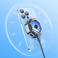 Беспроводное зарядное устройство Wiwu Wi-R001 Armor Magnetic Cooler Black (6976195094602) Беспроводное зарядное устройство Wiwu Wi-R001 Armor Magnetic Cooler Black (6976195094602)