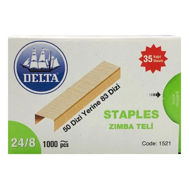 Скобы Delta, 24/8, 1000 шт Скобы Delta, 24/8, 1000 шт