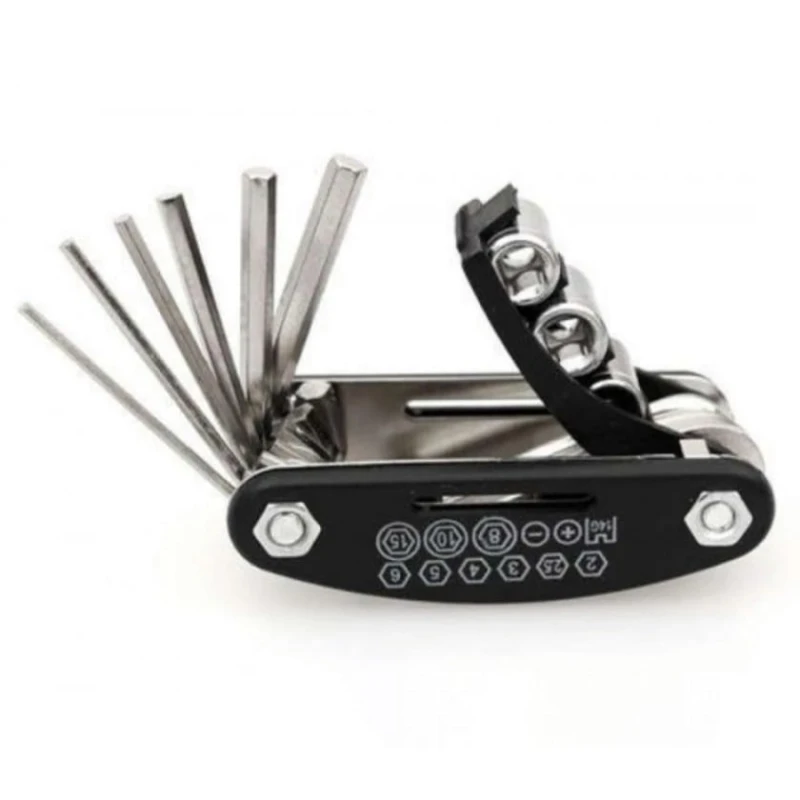 Набор складных шестигранных ключей 15 in 1 Black