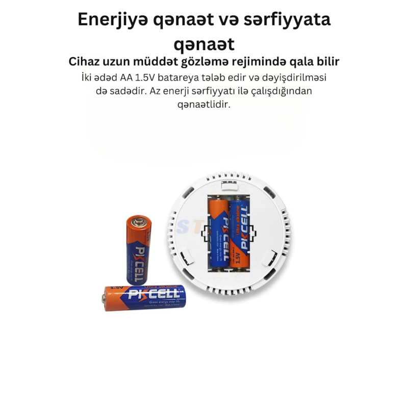 Детектор угарного газа Tuya Wi-Fi Белый Детектор угарного газа Tuya Wi-Fi Белый