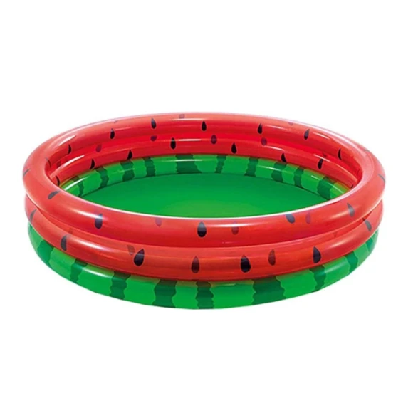Надувной бассейн Intex H58225588448NP, 168x38 см, 581 л, красный/зеленый