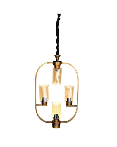 Asma çılçıraq 1236 - 4 + 1 E27 + LED