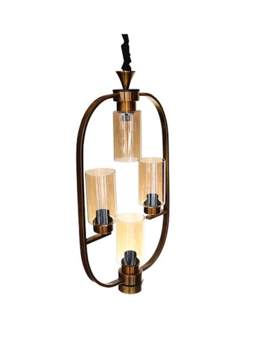 Asma çılçıraq 1236 - 4 + 1 E27 + LED