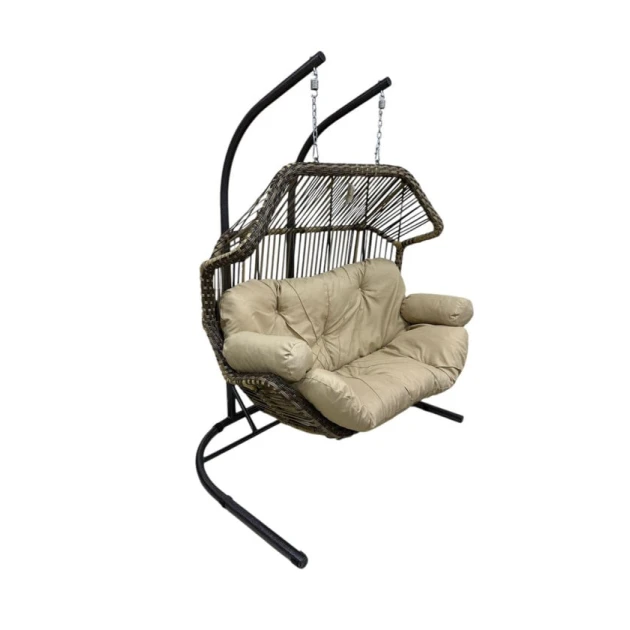 Садовые качели Capri Swings AKCAY MyGardenBaku_10024, на 2 человека, коричневые Садовые качели Capri Swings AKCAY MyGardenBaku_10024, на 2 человека, коричневые