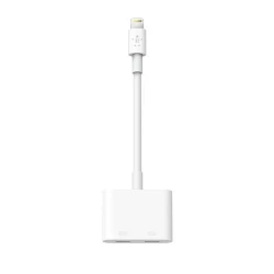 Переходник Belkin Lightning Audio + Charge RockStar White