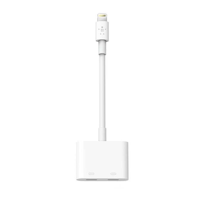 Переходник Belkin Lightning Audio + Charge RockStar White Переходник Belkin Lightning Audio + Charge RockStar White