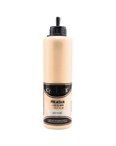 Akril boya Cadence Premium Acrylic Paint 0650 Ivory, dekorativ, fil sümüyü, 500 ml