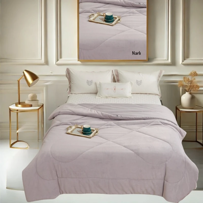 Yorğan MiraNova NRl-00559, birnəfərlik, yasəməni, 160x230 sm