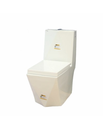 Unitaz Gold Banyo Piramida B0-602, ağ