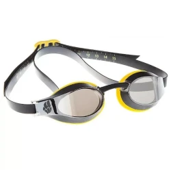 Очки для плавания Mad Wave X-Look Mirror, желтый/черный