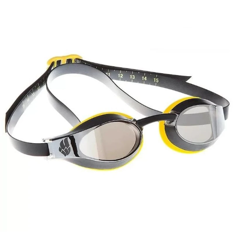 Очки для плавания Mad Wave X-Look Mirror, желтый/черный