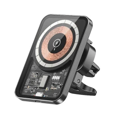 Автомобильный держатель с беспроводной зарядкой Recci RHO-C31