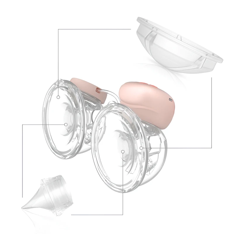 Аксессуары для молокоотсоса Babyono Twinny 1002 Kit 1, силикон Аксессуары для молокоотсоса Babyono Twinny 1002 Kit 1, силикон