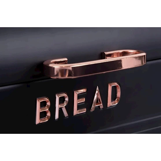 Хлебница с набором емкостей Berlinger Haus Black Rose Collection BH-6753, 7 предметов, нержавеющая сталь, черная