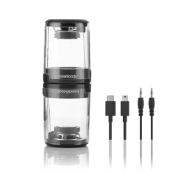 Портативная колонка InnovaGoods Pack of 2 Magnetic Wireless Speakers, Black