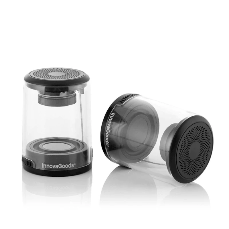 Портативная колонка InnovaGoods Pack of 2 Magnetic Wireless Speakers, Black Портативная колонка InnovaGoods Pack of 2 Magnetic Wireless Speakers, Black