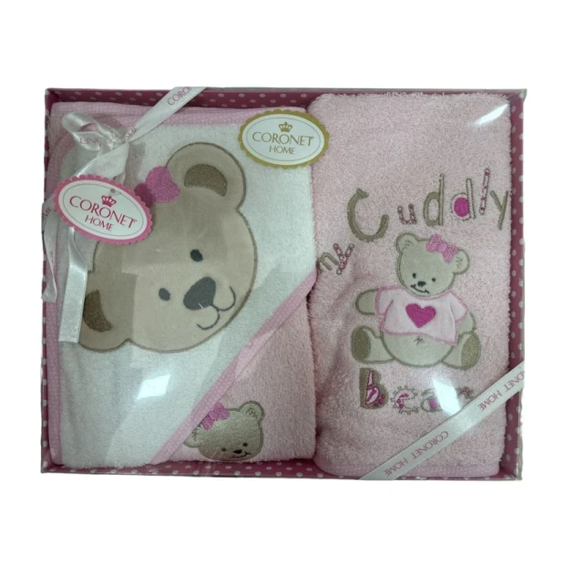 Dəsmal dəsti uşaqlar üçün Coronet HT_2110000003423, pambıq, çəhrayı Dəsmal dəsti uşaqlar üçün Coronet HT_2110000003423, pambıq, çəhrayı