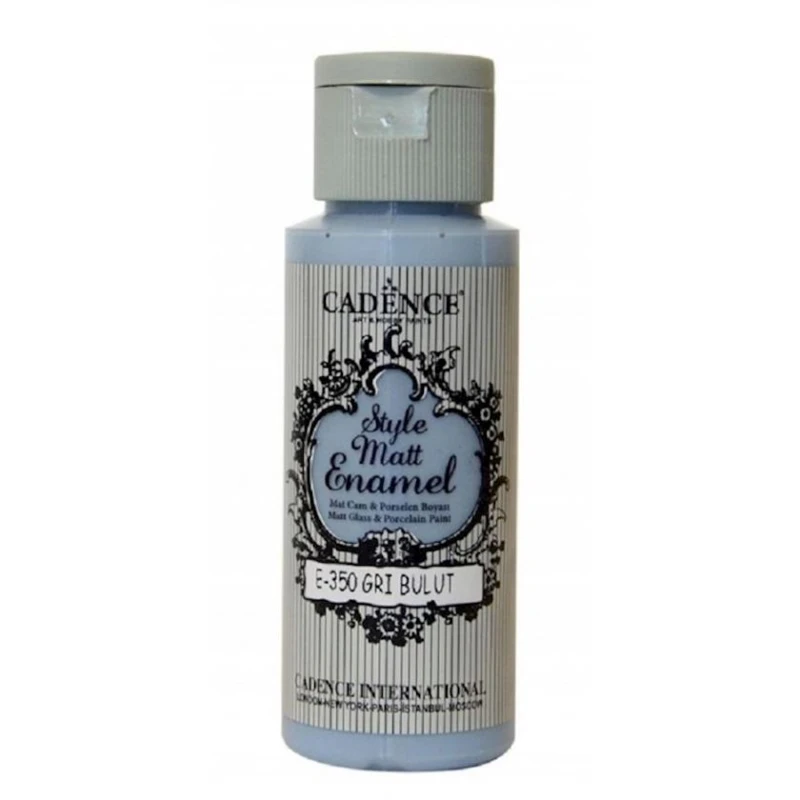 Şüşə üçün mat boya Cadence Style Matt Enamel Gray Cloud 59 ml Şüşə üçün mat boya Cadence Style Matt Enamel Gray Cloud 59 ml