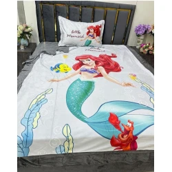 Uşaqlar üçün yataq dəsti Sahara SHA-00002881, yorğan üzü 160х220 sm, mələfə 180х220 sm, yastıq üzü 50x70 sm, birnəfərlik, velür, rəngbərəng