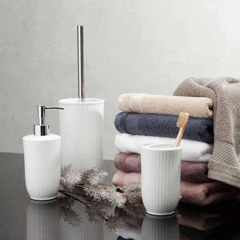 Полотенце для рук JYSK Nora By Kronborg, 50x100 см, хлопок, розовый