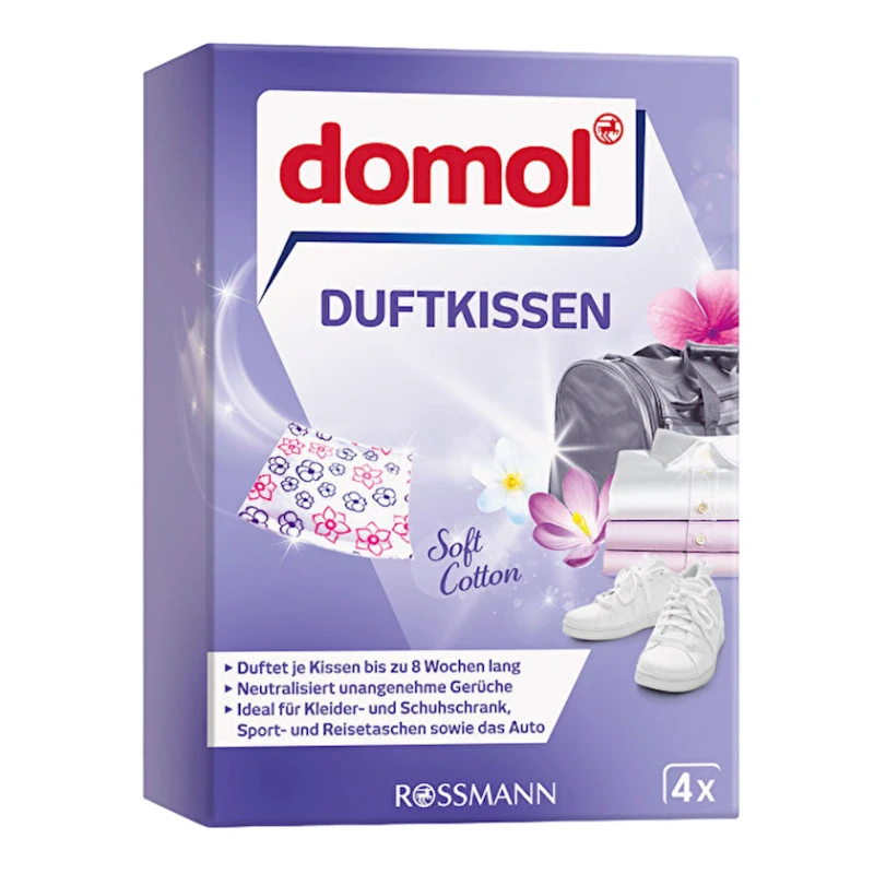 Ароматизатор для текстиля domol Soft Cotton, 4 шт Ароматизатор для текстиля domol Soft Cotton, 4 шт
