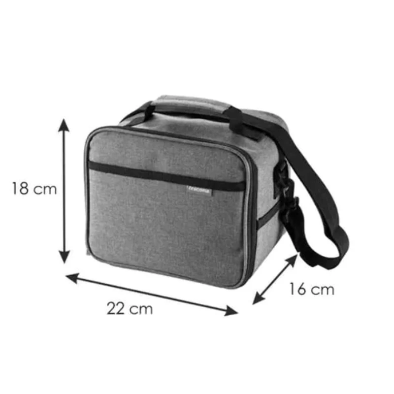 Термосумка Tescoma Freshbox, серая, 22x16x18 см Термосумка Tescoma Freshbox, серая, 22x16x18 см