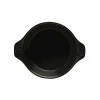 Форма для запекания Porland 04ALM001603, фарфор, черная, 14 см