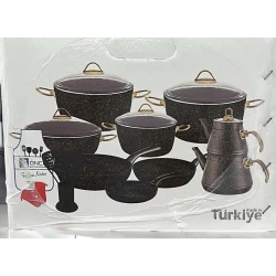 Набор посуды Gallery Home GH-000006, черный, 24 шт