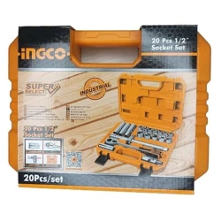 Şalbanbaşı başlıqları dəsti Ingco HKTS12201 1/2, 20 əd