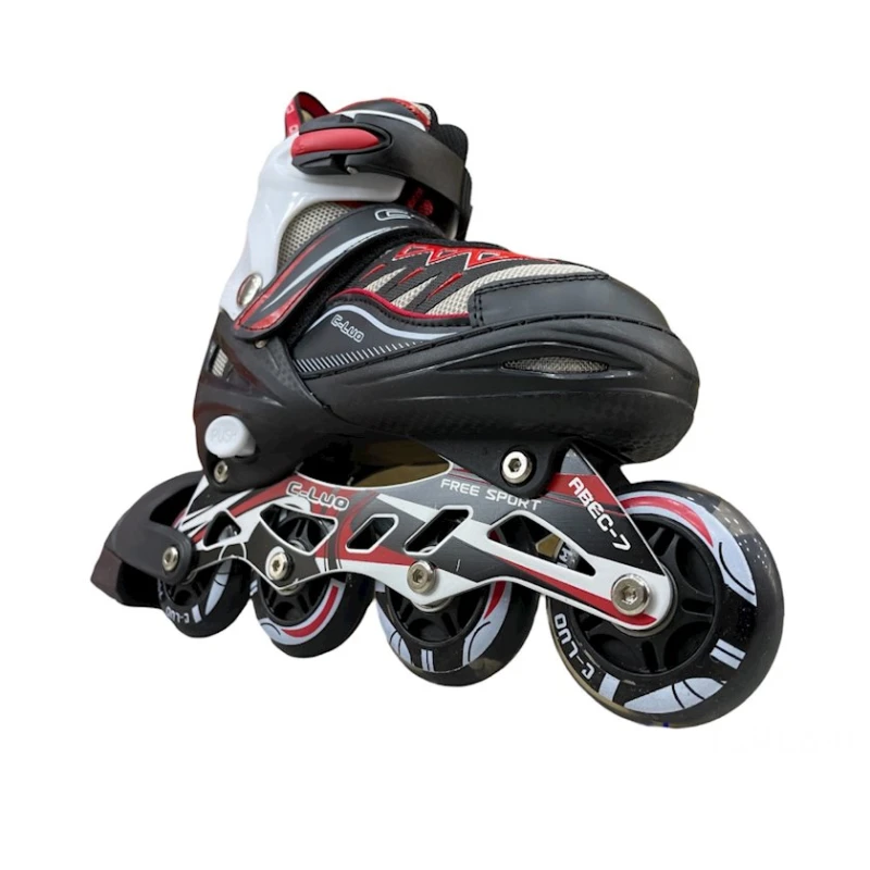 Roliklər uşaqlar üçün YY-803A, ölçü М (34-37), qırmızı/qara