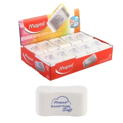 Ластик Maped Essentials Soft Large, каучук, 49x22x15 мм