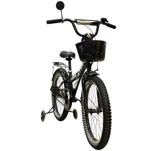 Uşaq velosipedi Stels, qara