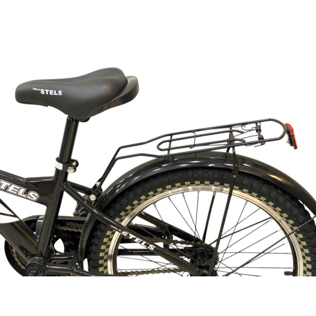 Uşaq velosipedi Stels, qara